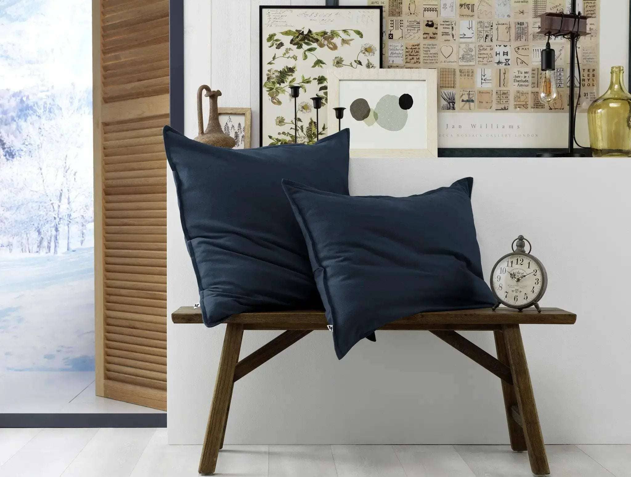 Taie d'oreiller Flanelle unie CANDICE Nuit by L'effet papillon