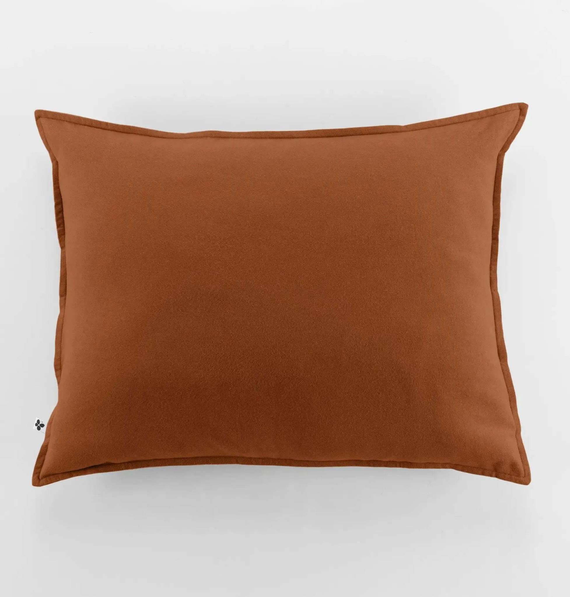 Taie d'oreiller Flanelle unie CANDICE Tomette by L'effet papillon