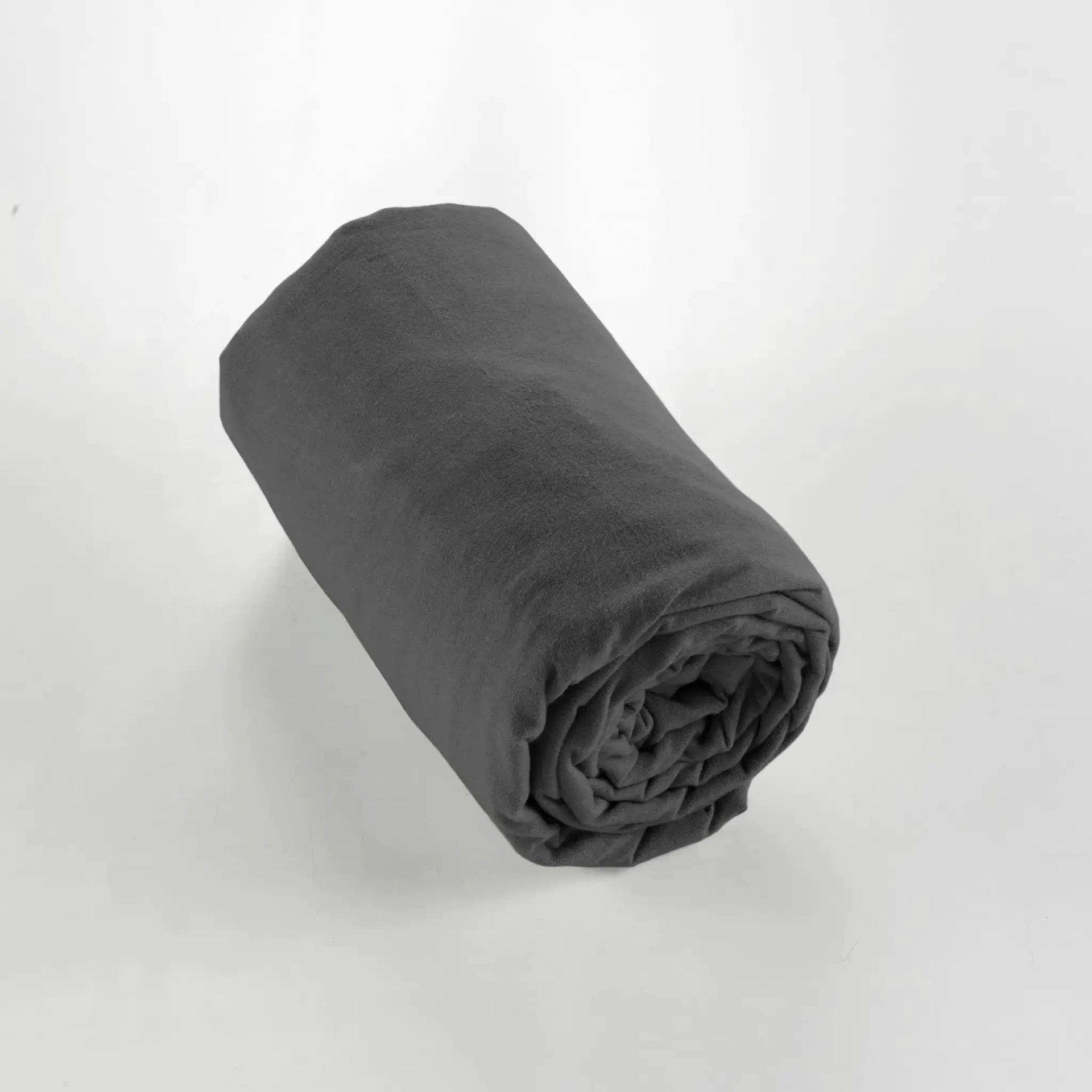Drap housse Flanelle unie CANDICE Orage by L'effet papillon