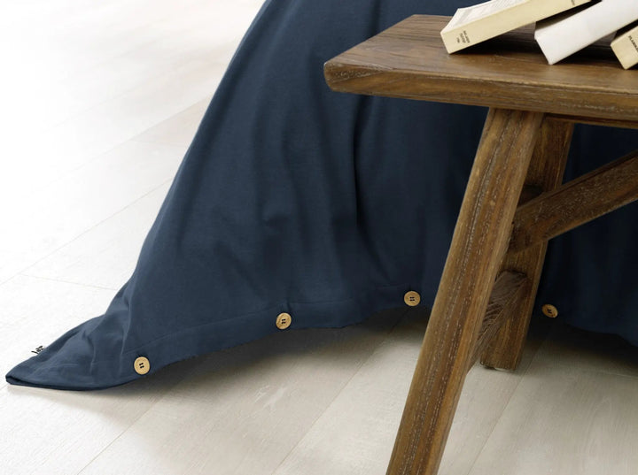 Housse de couette 140 x 200 cm Flanelle unie CANDICE Nuit by L'effet papillon