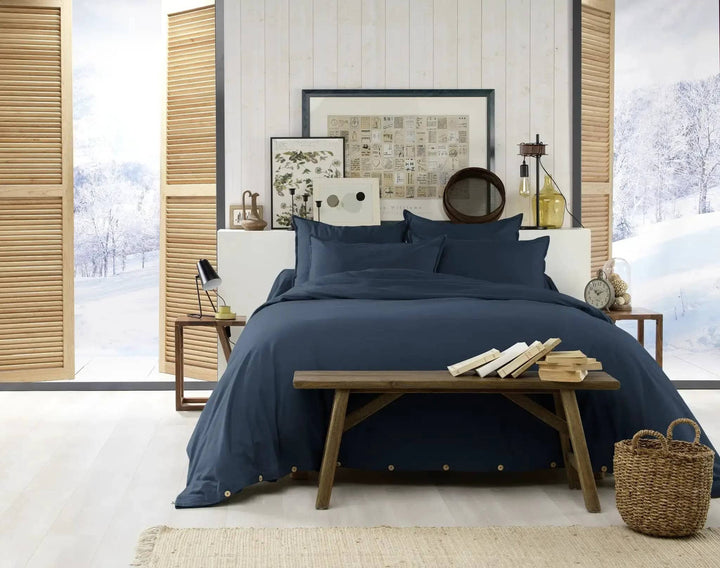 Housse de couette Flanelle unie CANDICE Nuit by L'effet papillon