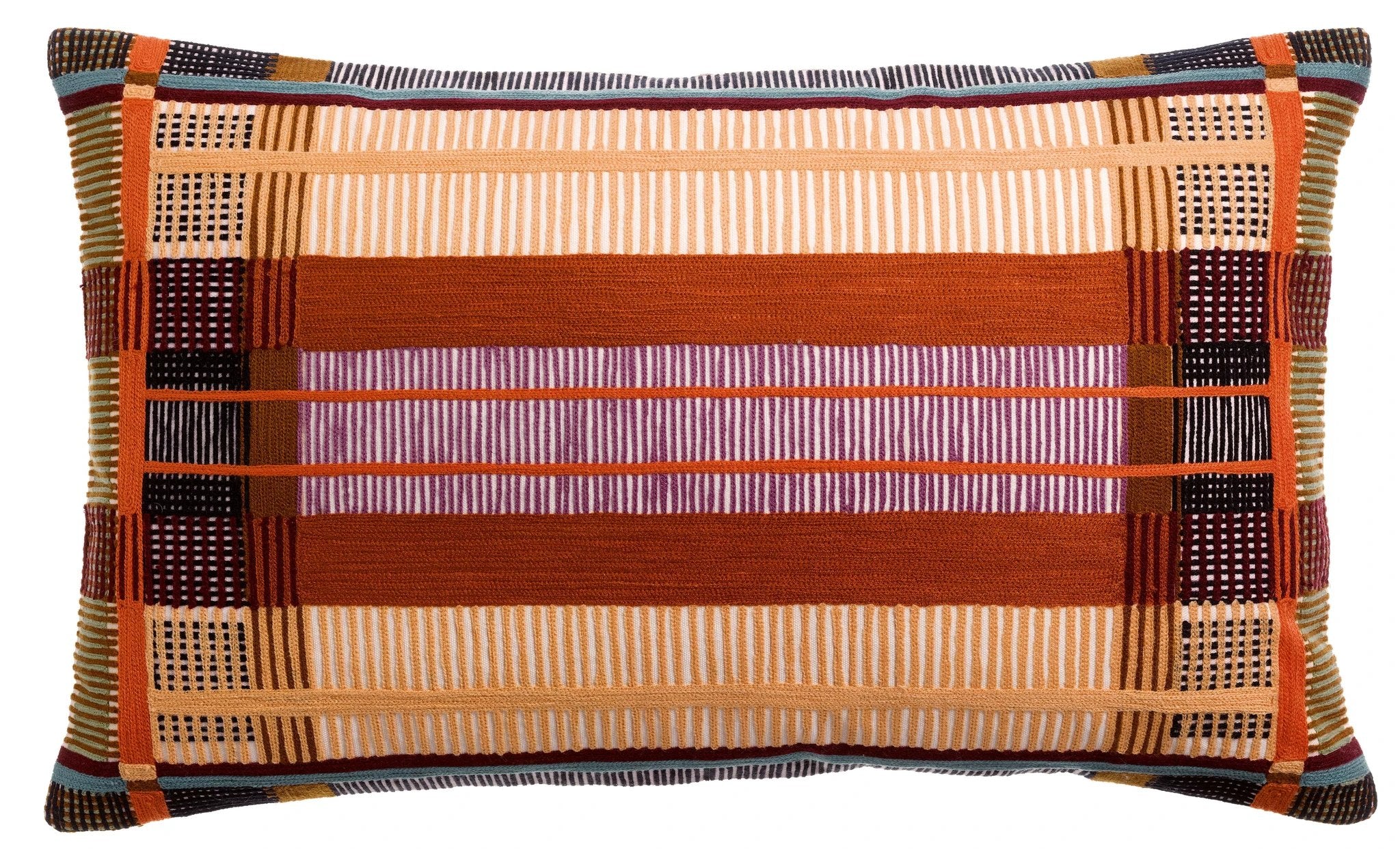 Coussin brodé Kaël Multico by Vivaraise