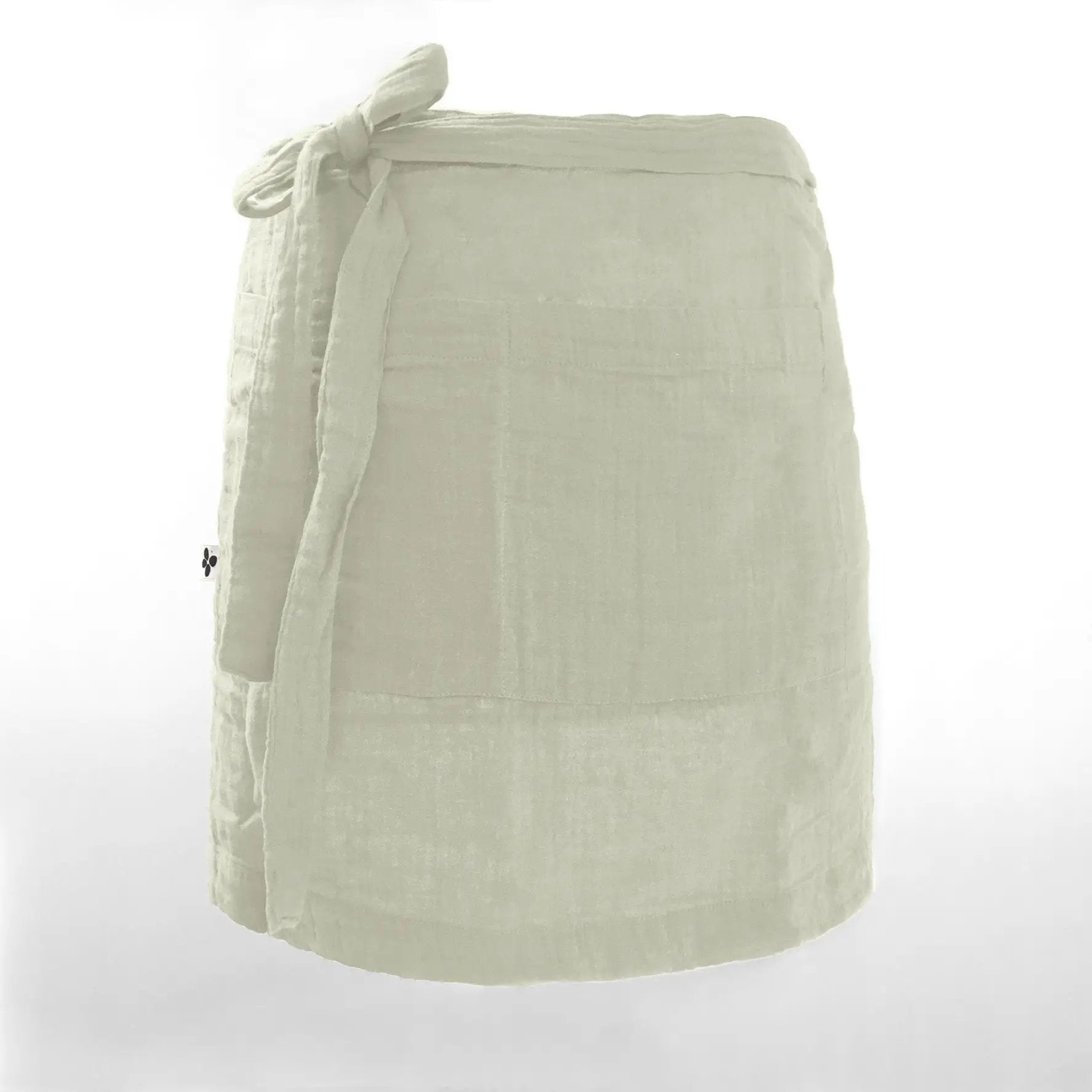Tablier serveur 45 x 80 cm Gaze de coton unie GAÏA Vert d'eau by L'effet papillon