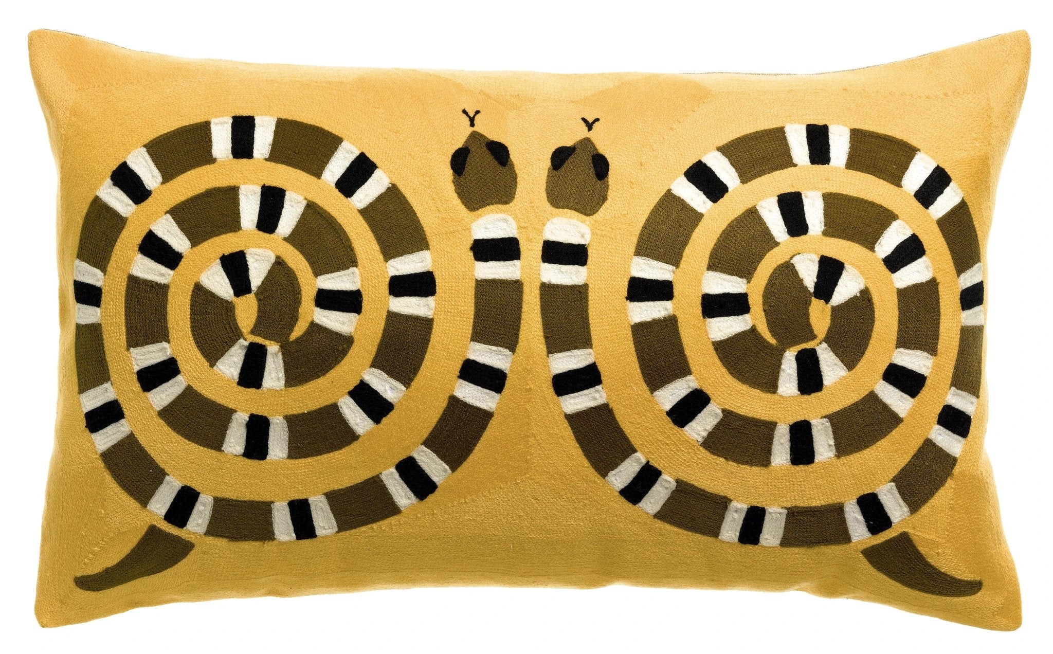 Coussin brodé Yoka by Vivaraise