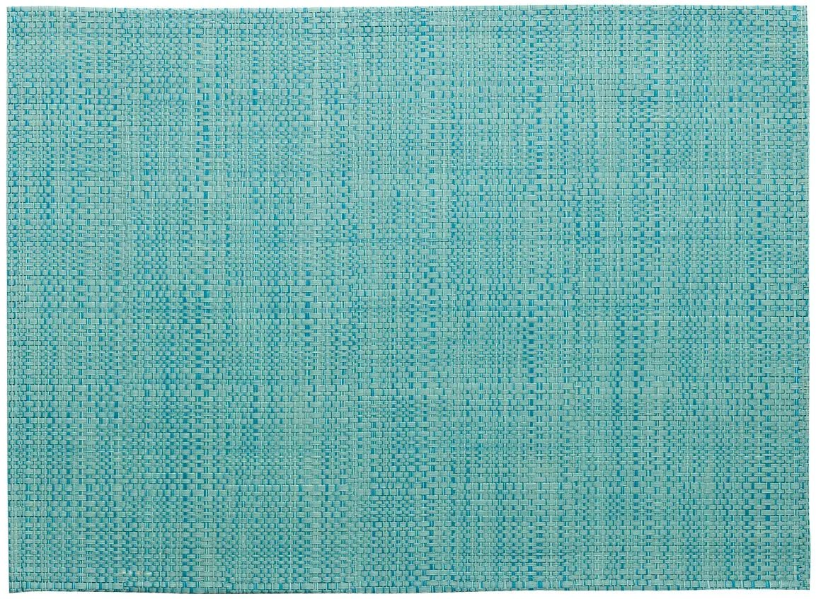 Set de table PVC tissé Winkler bleu pour protection de table et décoration intérieure