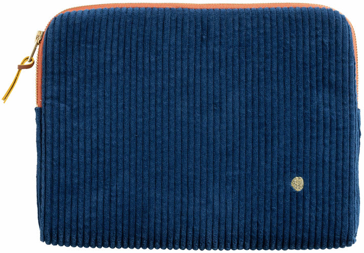 Housse iPad Loen 19x26x3 Ocean coton bio Casa Plume