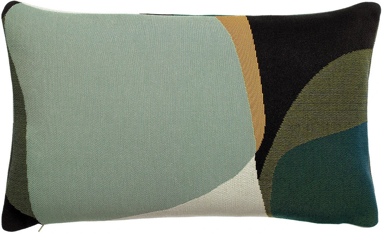 Détail tissage polypropylène coussin Leana résistant aux UV