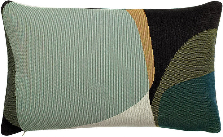 Détail tissage polypropylène coussin Leana résistant aux UV