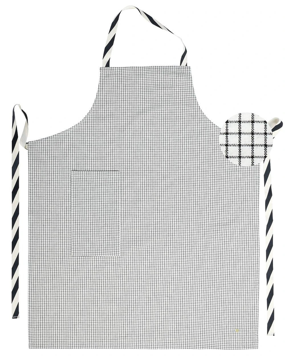 Tablier de cuisine Gustave Caviar 90 x 75 by La Cerise sur le Gâteau