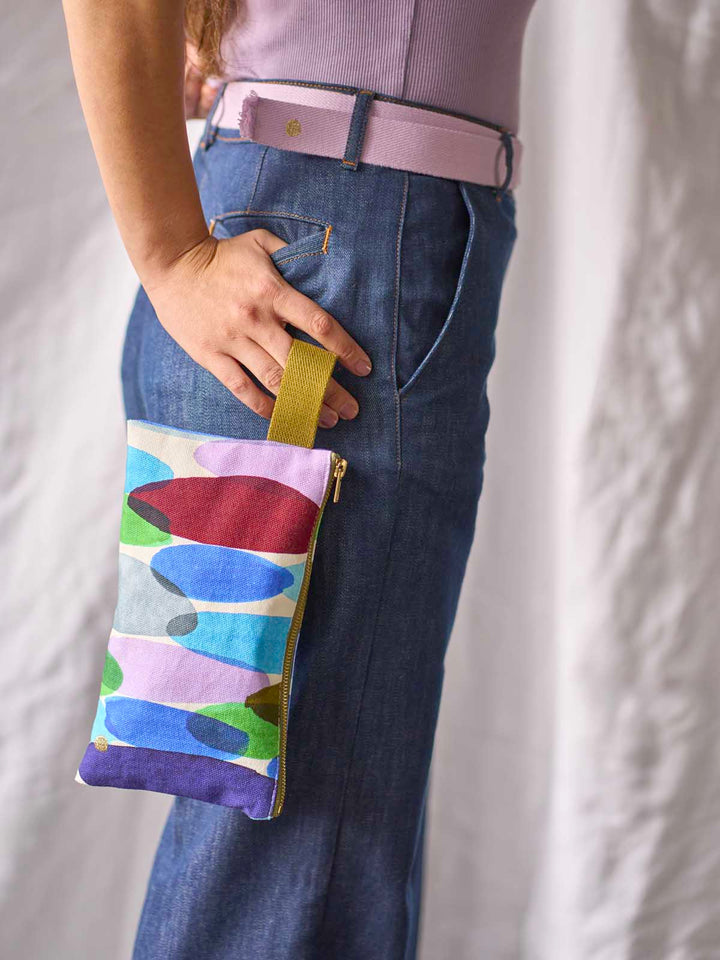 Pochette anse Joy Multicolore 14 x 24 La Cerise sur le Gâteau