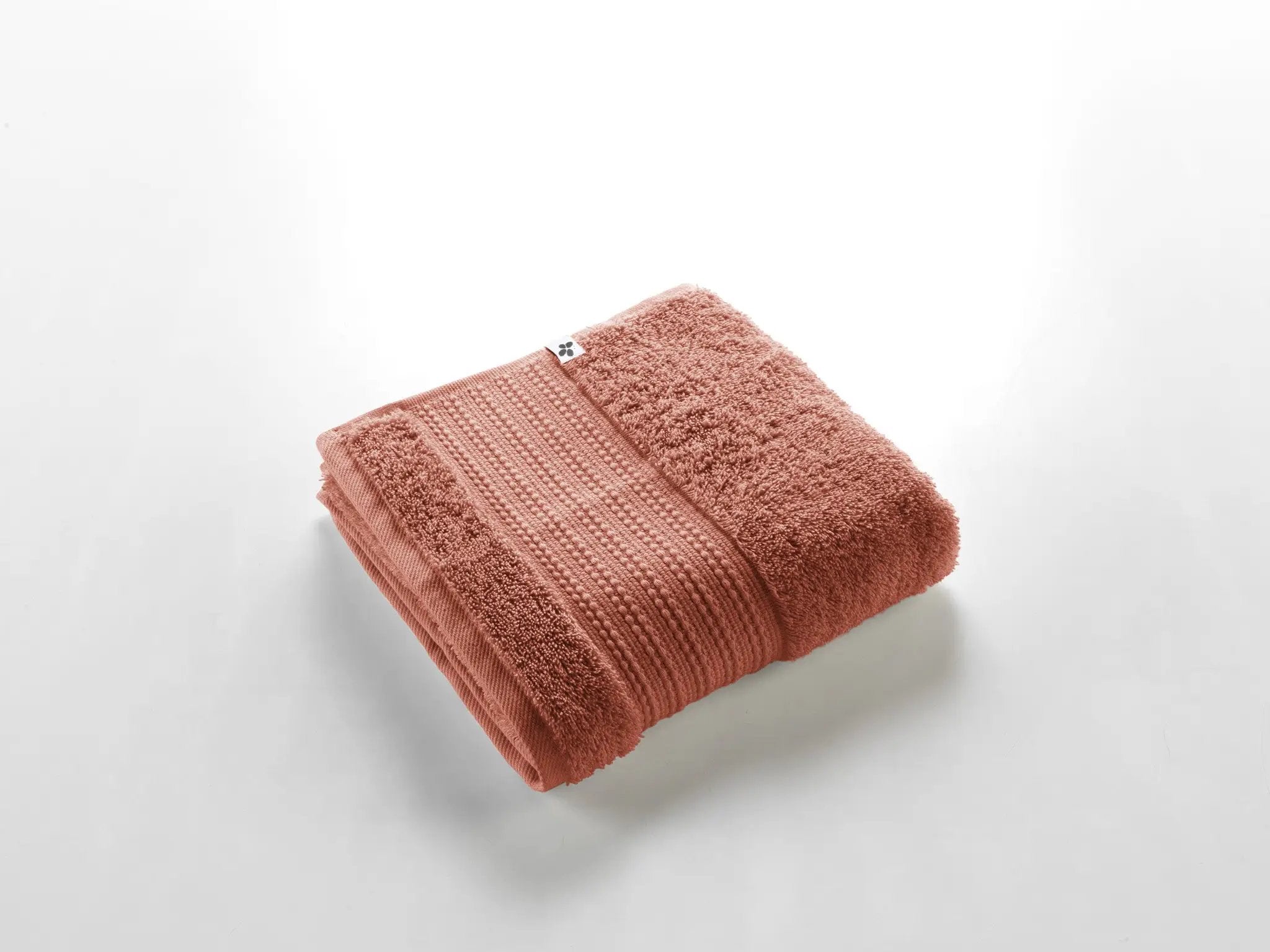 Serviette de toilette 50 x 90 cm GARANCE Terracotta by L'effet papillon