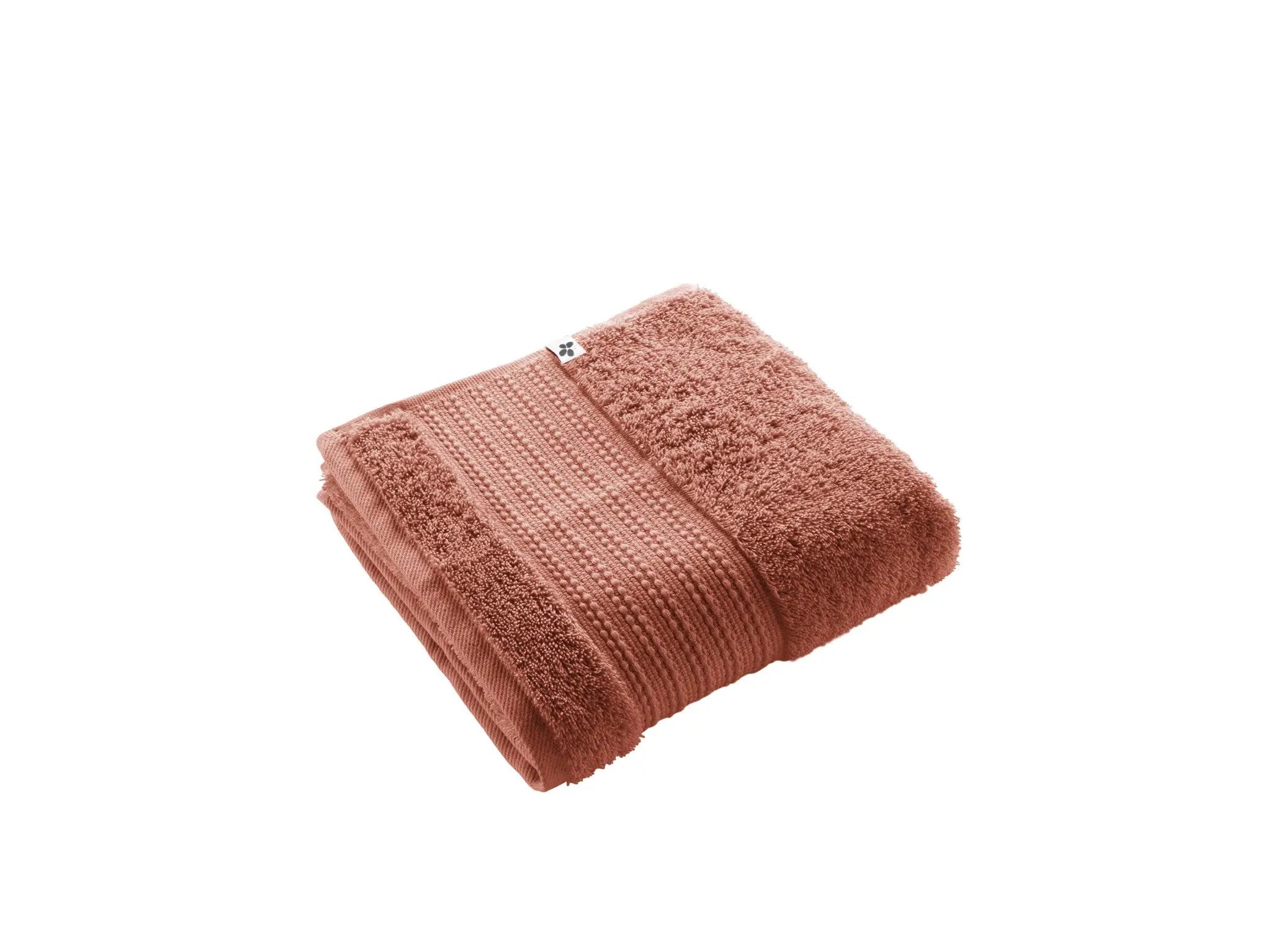 Serviette de toilette 50 x 90 cm GARANCE Terracotta by L'effet papillon