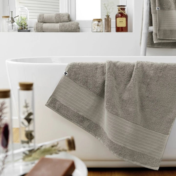 Serviette de douche 70 x 130 cm GARANCE Argile by L'effet papillon