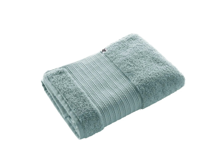 Serviette de douche 70 x 130 cm GARANCE Bleu glacier by L'effet papillon