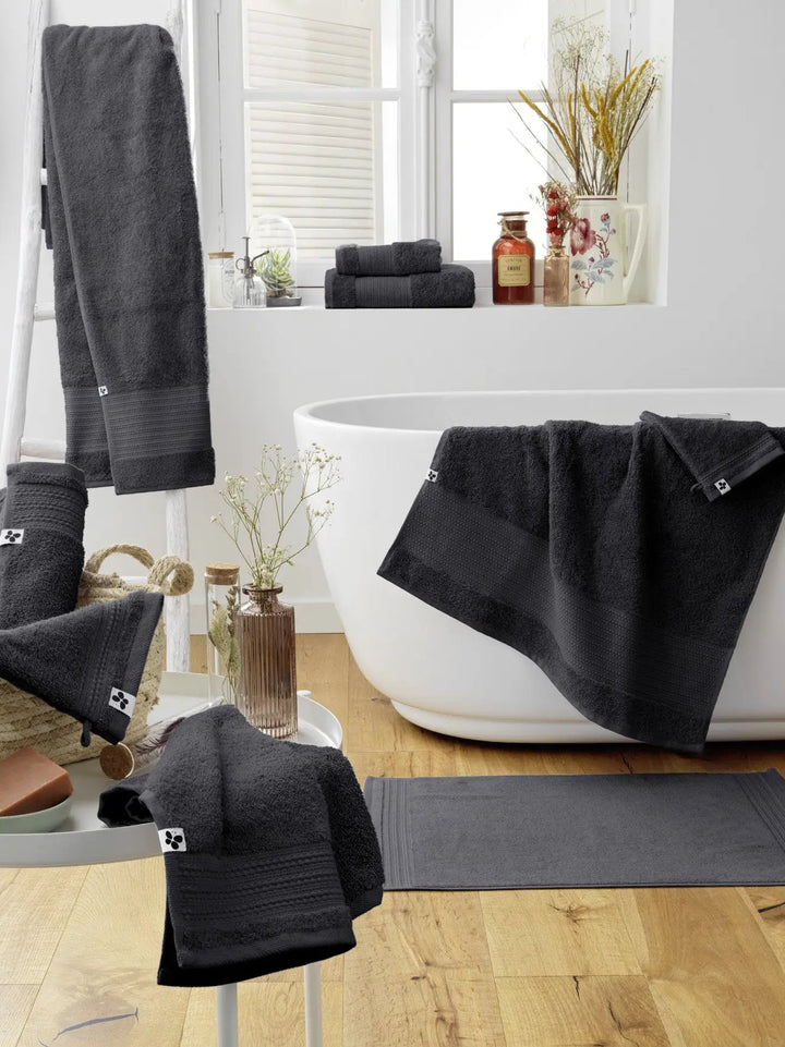 Serviette de bain 90 x 150 cm GARANCE Orage by L'effet papillon