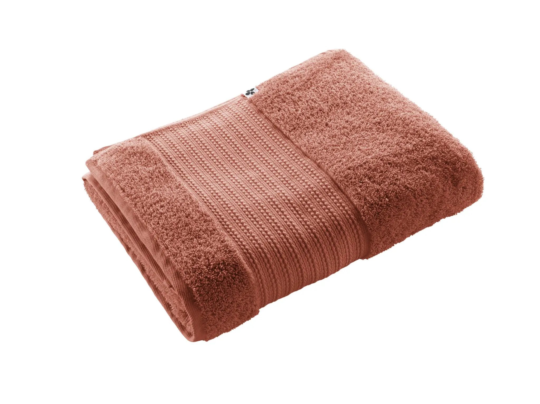 Serviette de bain 90 x 150 cm GARANCE Terracotta by L'effet papillon