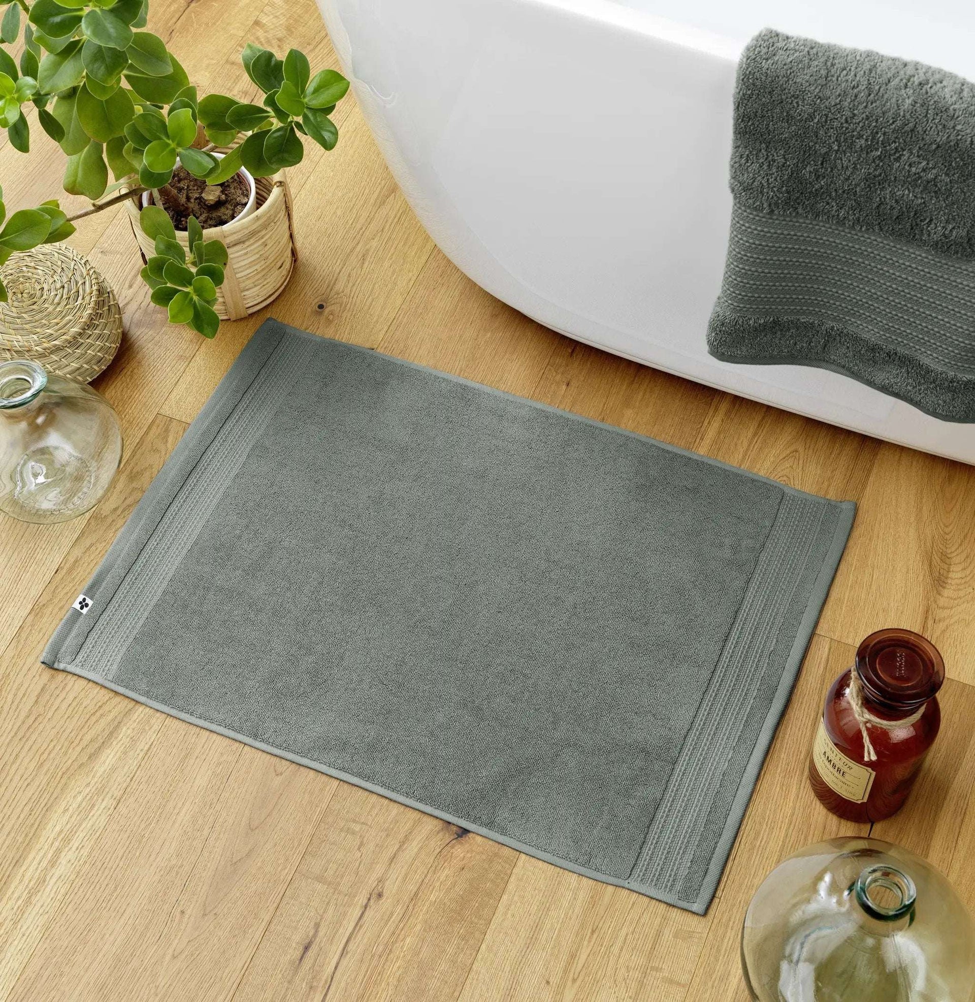Tapis de bain 50 x 70 cm GARANCE Romarin by L'effet papillon