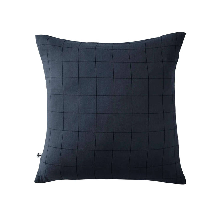 Taie d'oreiller 60 x 60 cm Gaze de coton GAÏA MATCH Minuit by L'effet papillon