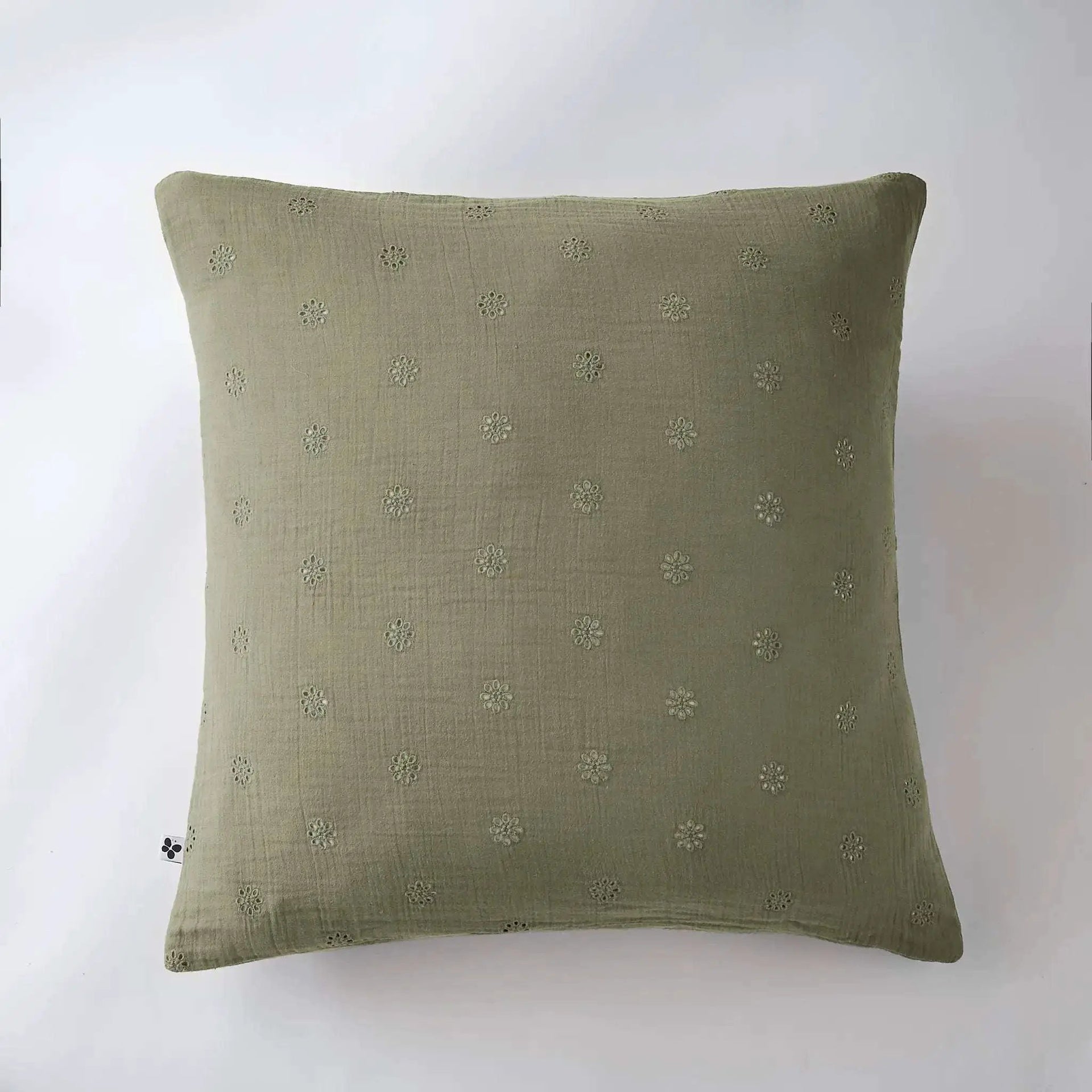 Taie d'oreiller Gaze de coton GAÏA BOHO Romarin by L'effet papillon