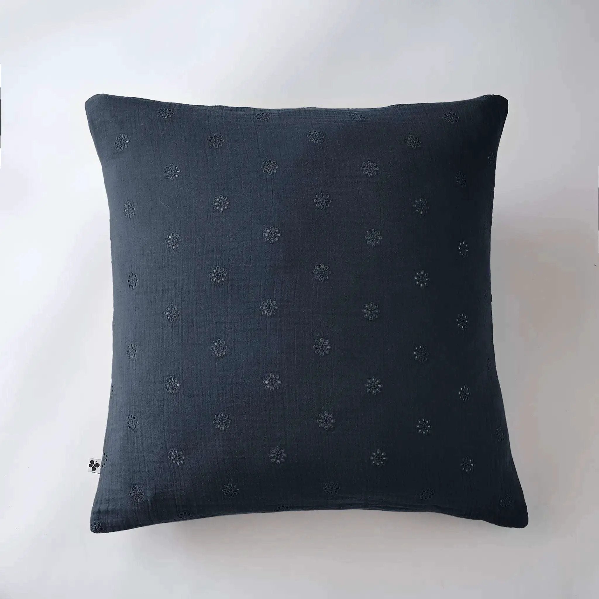 Taie d'oreiller Gaze de coton GAÏA BOHO Minuit by L'effet papillon