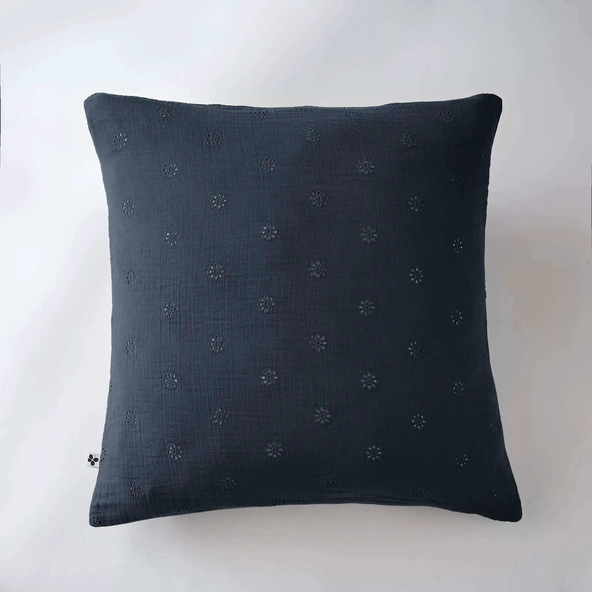 Taie d'oreiller Gaze de coton GAÏA BOHO Minuit by L'effet papillon