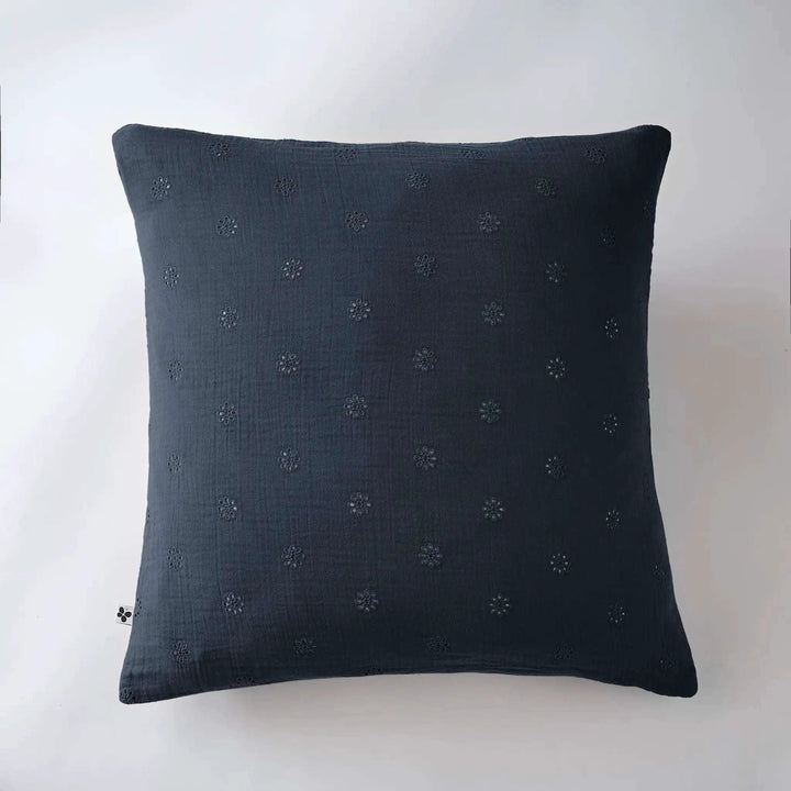 Taie d'oreiller Gaze de coton GAÏA BOHO Minuit by L'effet papillon