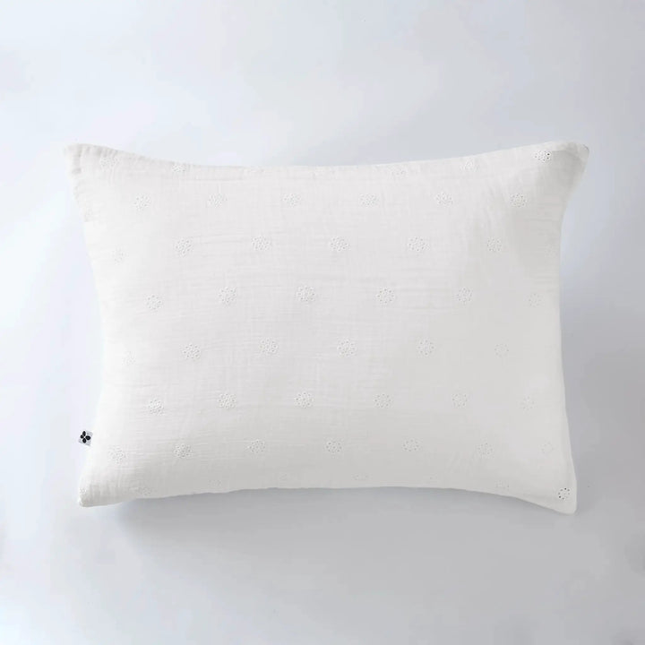 Taie d'oreiller Gaze de coton GAÏA BOHO Chantilly by L'effet papillon