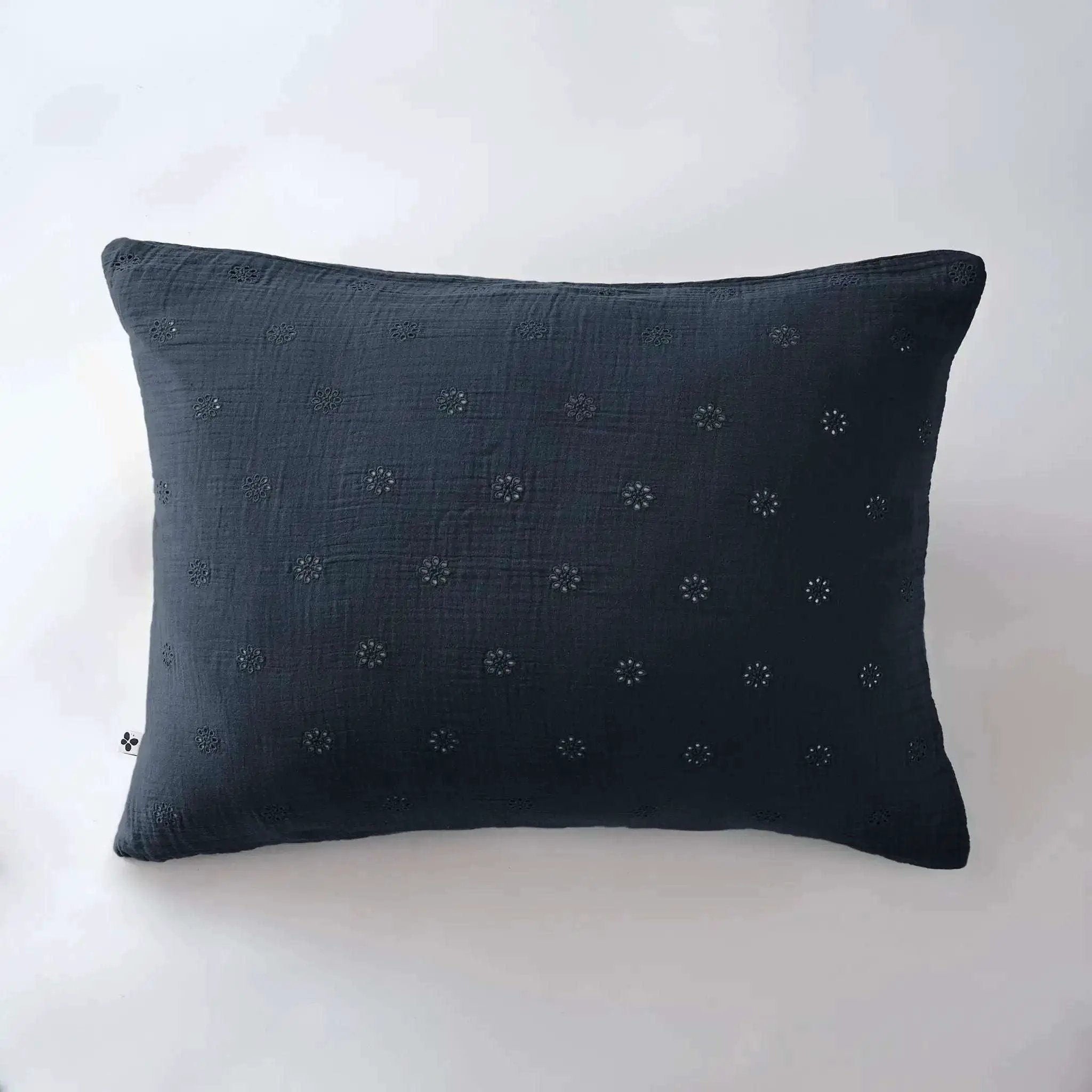 Taie d'oreiller Gaze de coton GAÏA BOHO Minuit by L'effet papillon