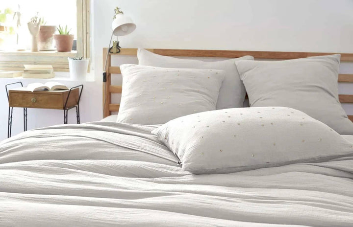 Taie d'oreiller Gaze de coton GAÏA CHIC Nuage by L'effet papillon