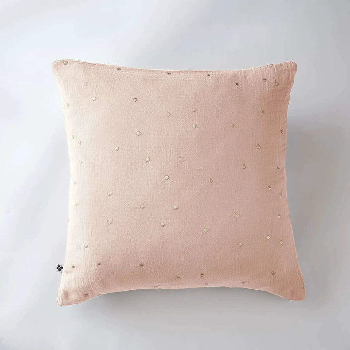 Taie d'oreiller Gaze de coton GAÏA CHIC Guimauve by L'effet papillon