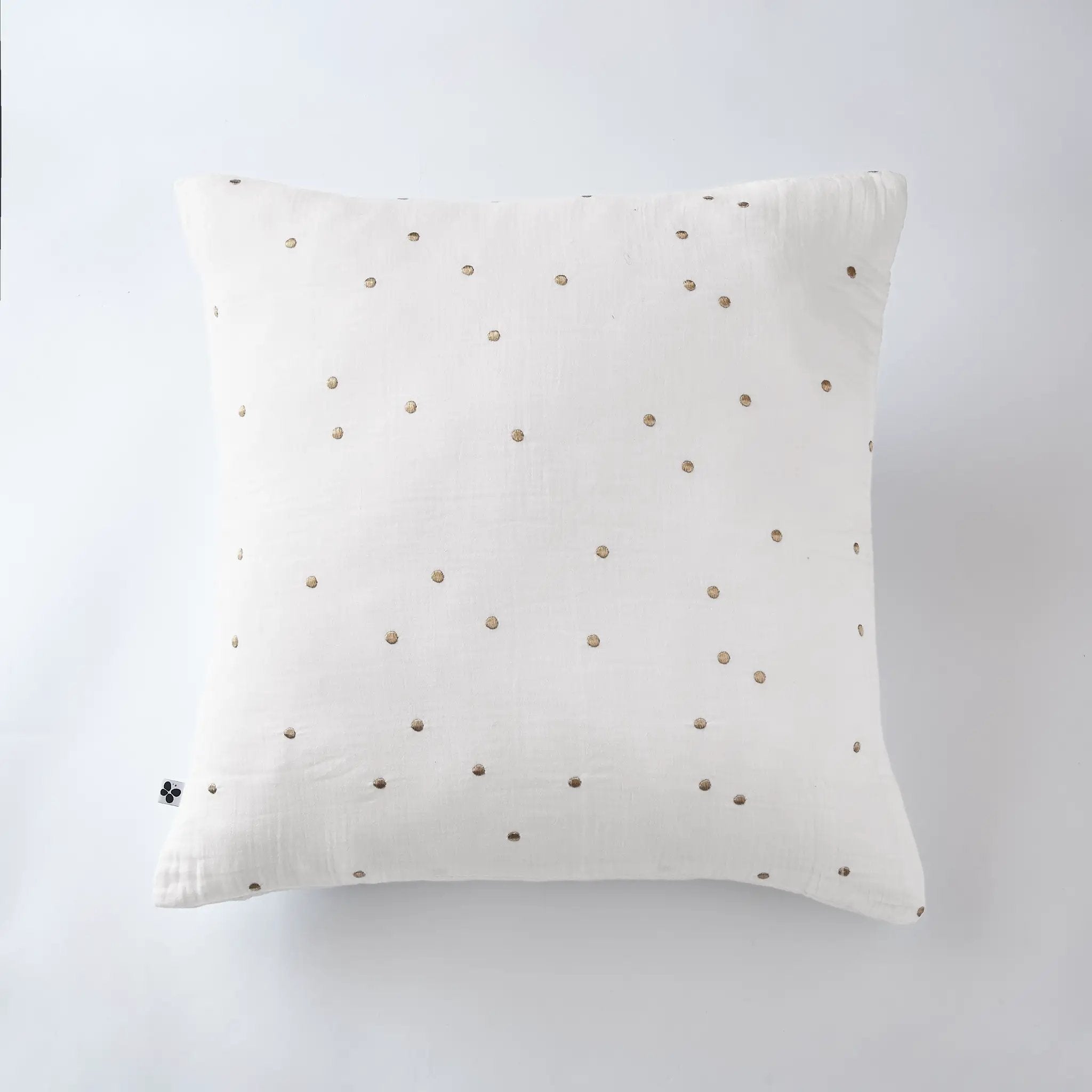 Taie d'oreiller 60 x 60 cm Gaze de coton GAÏA CHIC Chantilly by L'effet papillon
