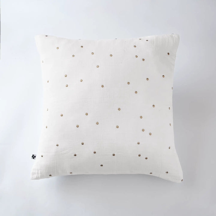 Taie d'oreiller 60 x 60 cm Gaze de coton GAÏA CHIC Chantilly by L'effet papillon