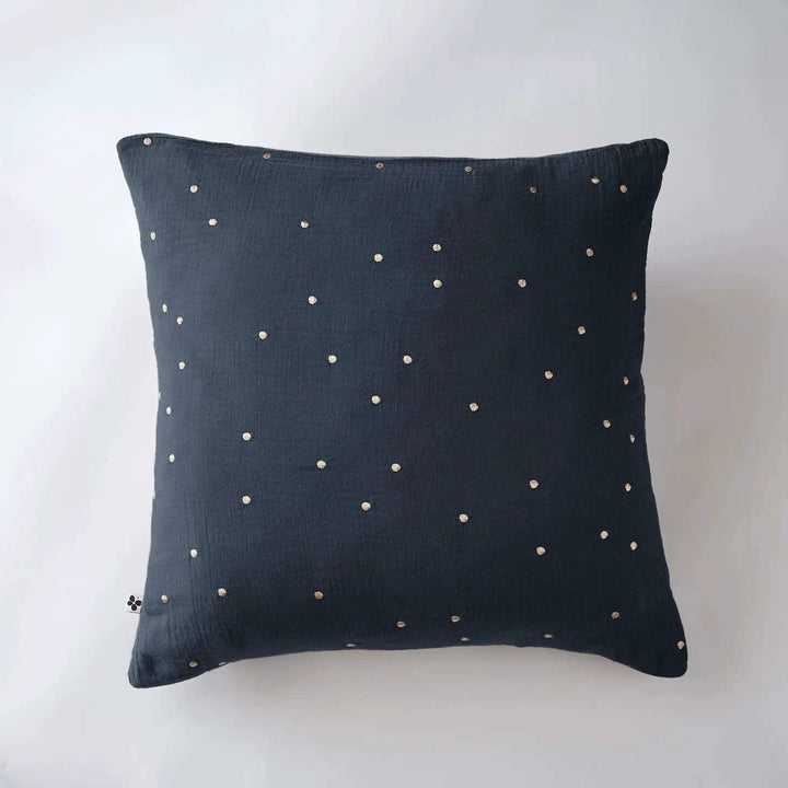 Taie d'oreiller Gaze de coton GAÏA CHIC Minuit by L'effet papillon