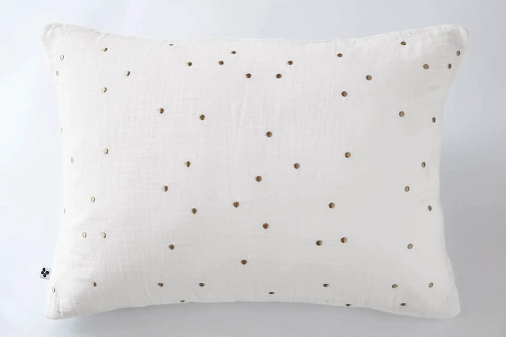 Taie d'oreiller Gaze de coton GAÏA CHIC Chantilly by L'effet papillon