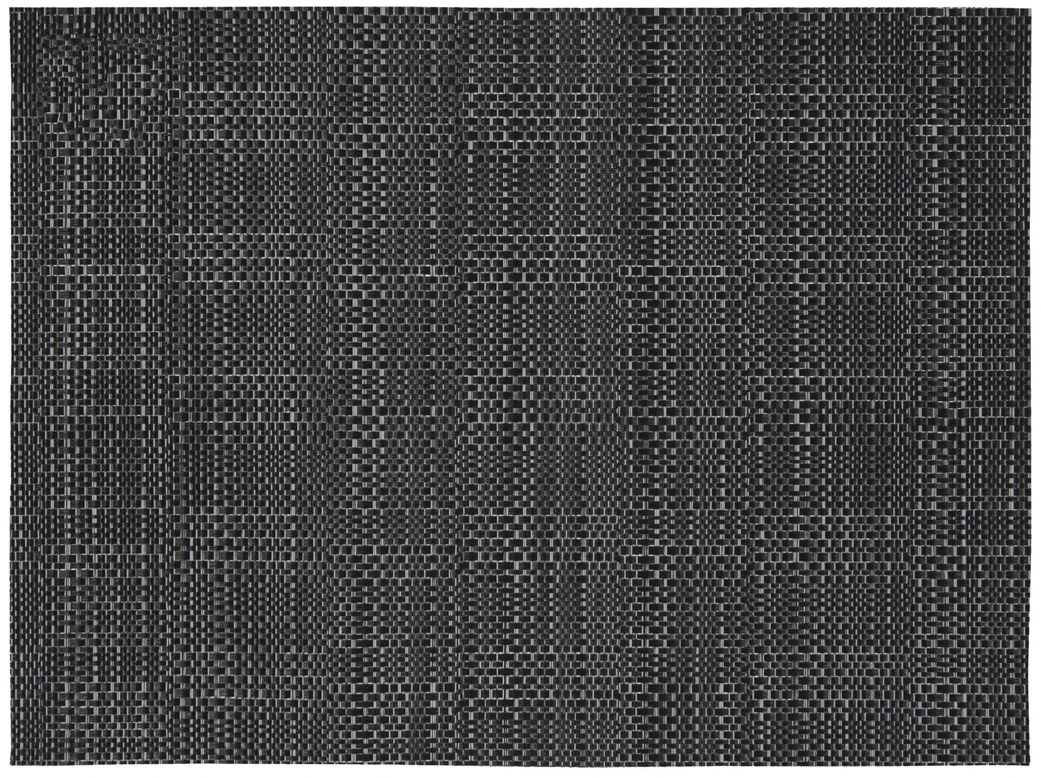 Set de table PVC tissé noir de Winkler avec texture résistante et design moderne