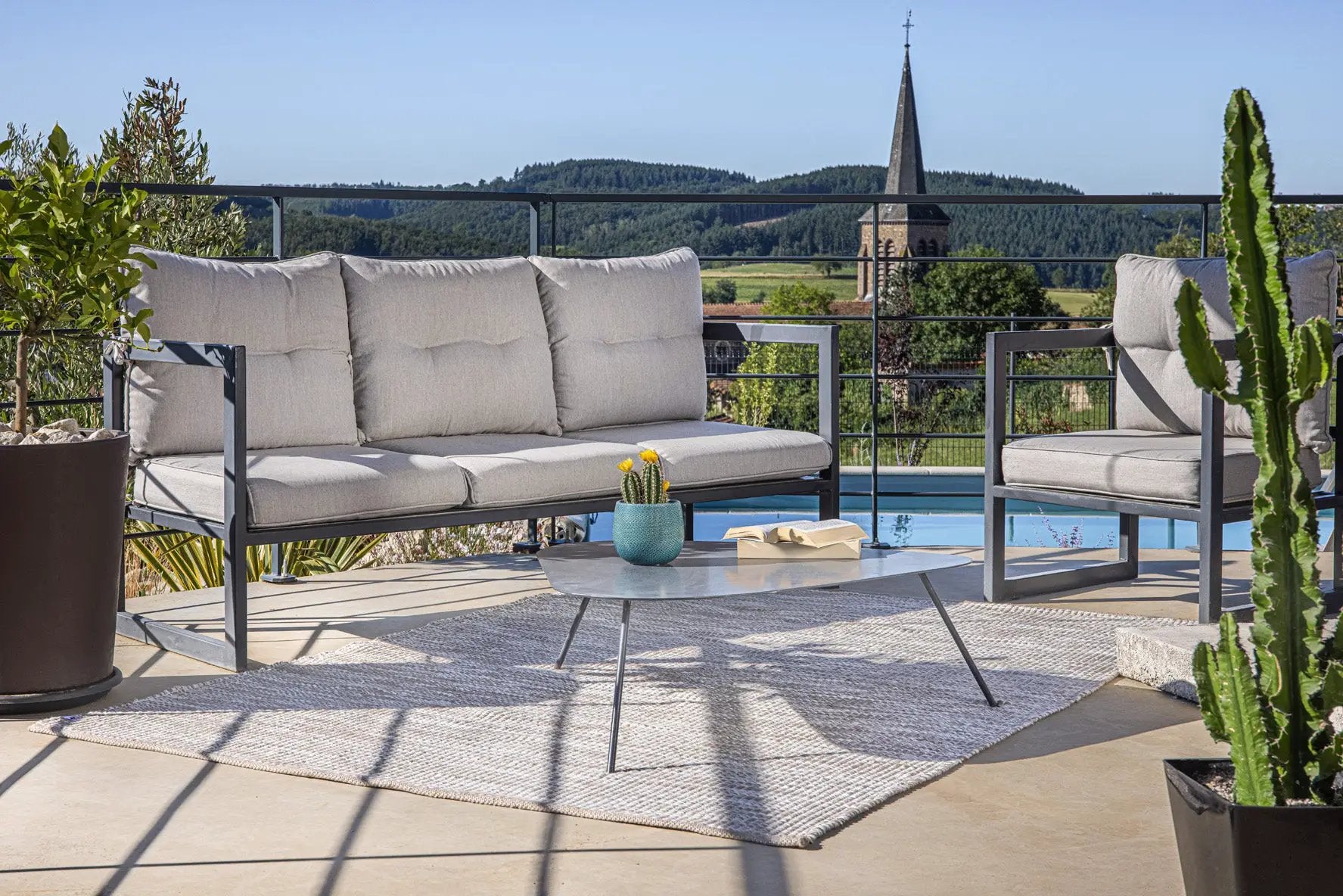 Tapis 160 x 230 cm RPET BONO Ficelle by L'effet papillon