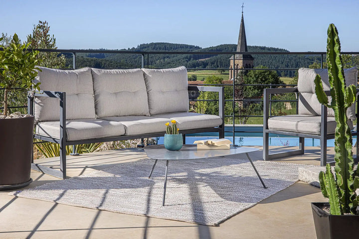 Tapis 160 x 230 cm RPET BONO Ficelle by L'effet papillon