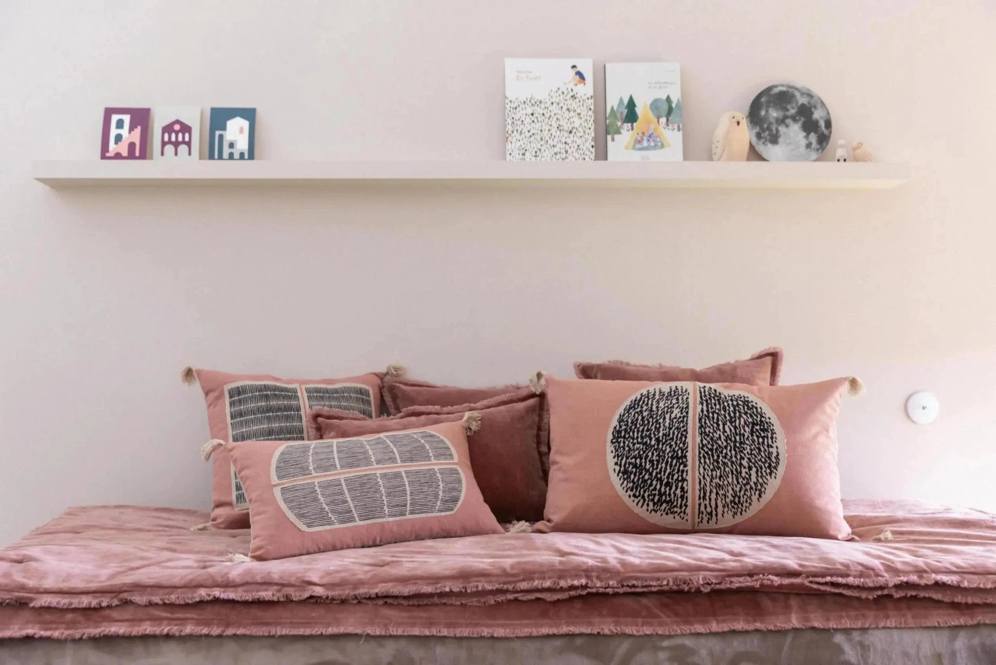 Coussin uni Fara by Vivaraise