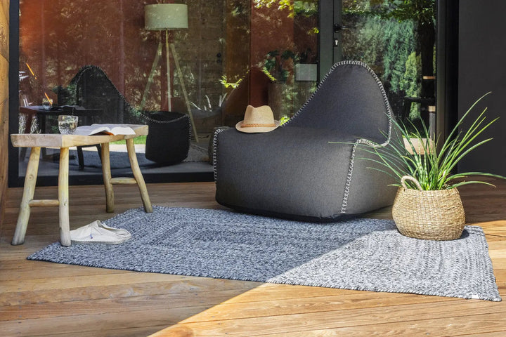 Tapis RPET PABLO Poivre et sel 120x170 cm