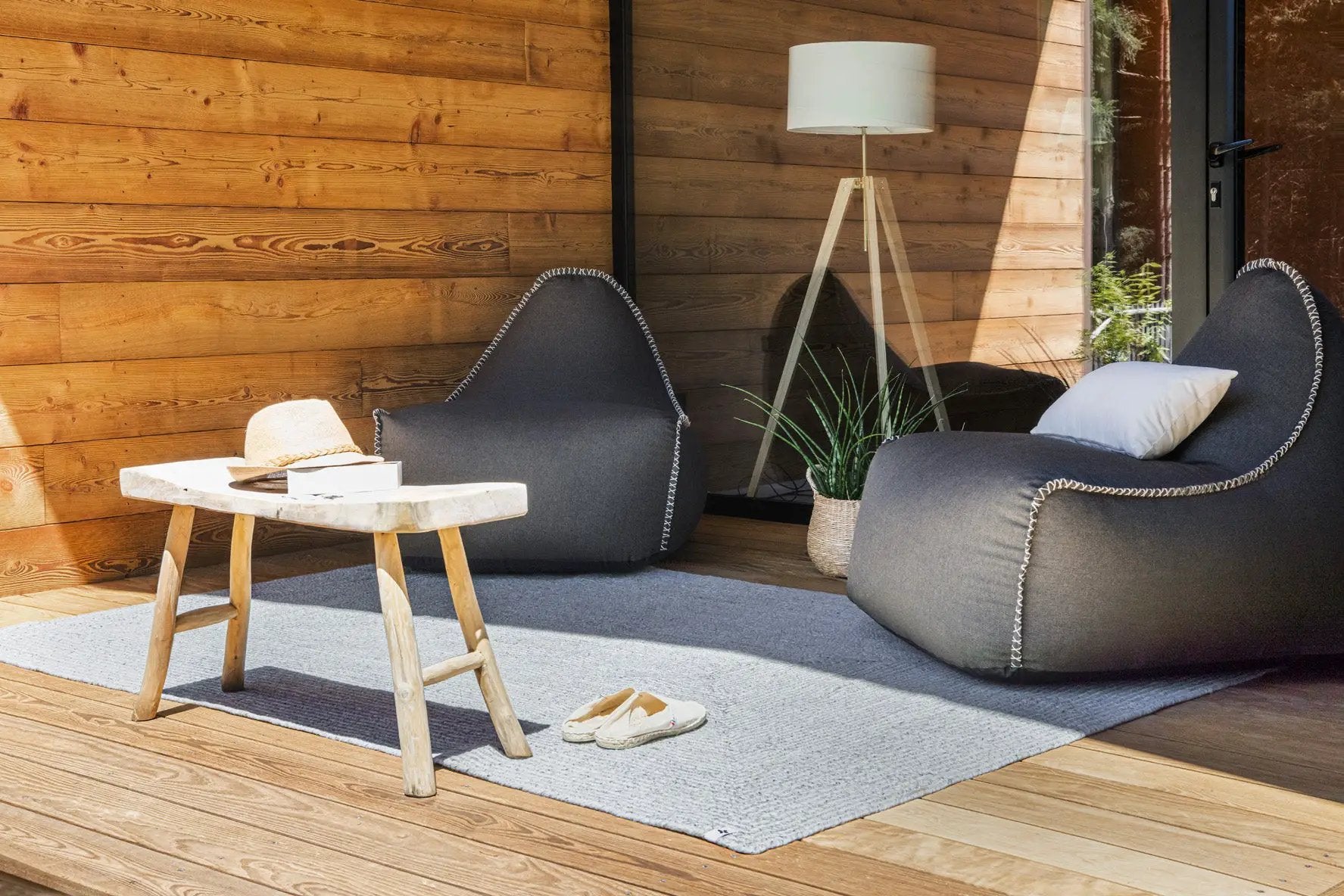 Tapis RPET PABLO Gris cendré 160x230 cm