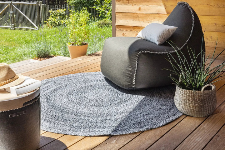 Tapis RPET PABLO Poivre et sel ø160 cm
