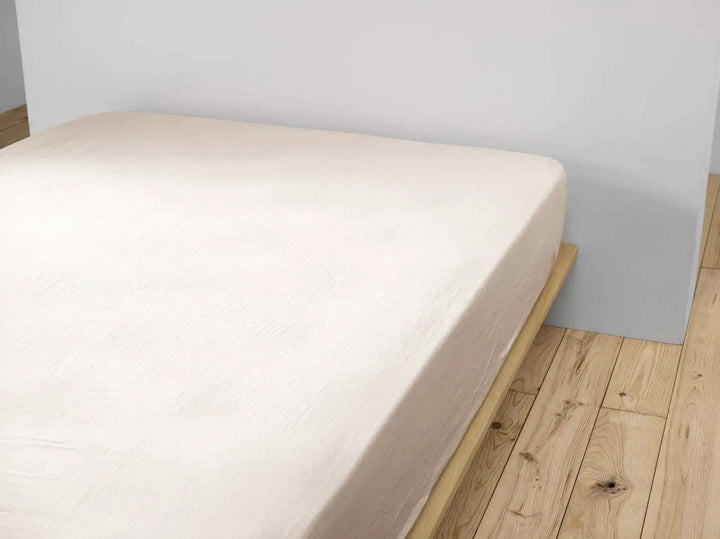 Drap housse Gaze de coton unie GAÏA Pampa by L'effet papillon