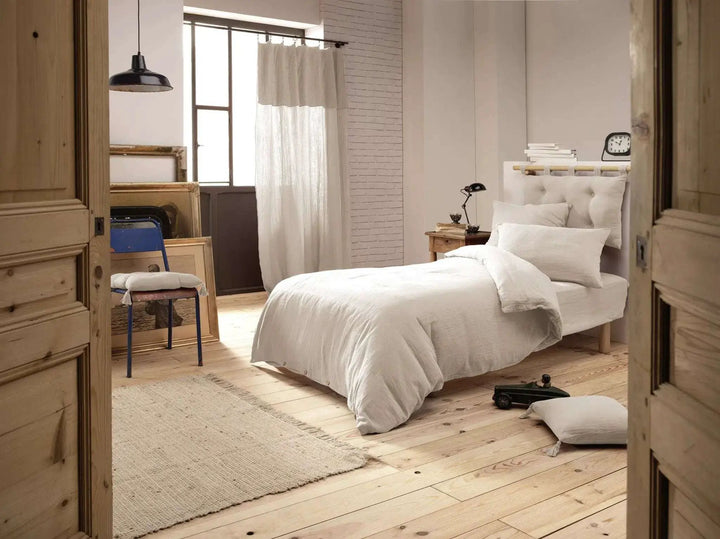 Housse de couette Gaze de coton unie GAÏA Pampa by L'effet papillon