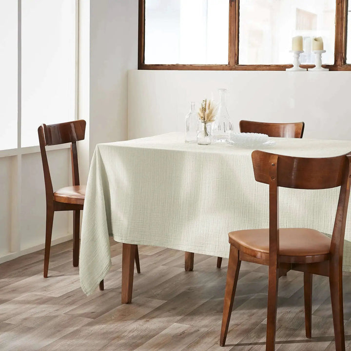Nappe Gaze de coton unie GAÏA Vert d'eau by L'effet papillon