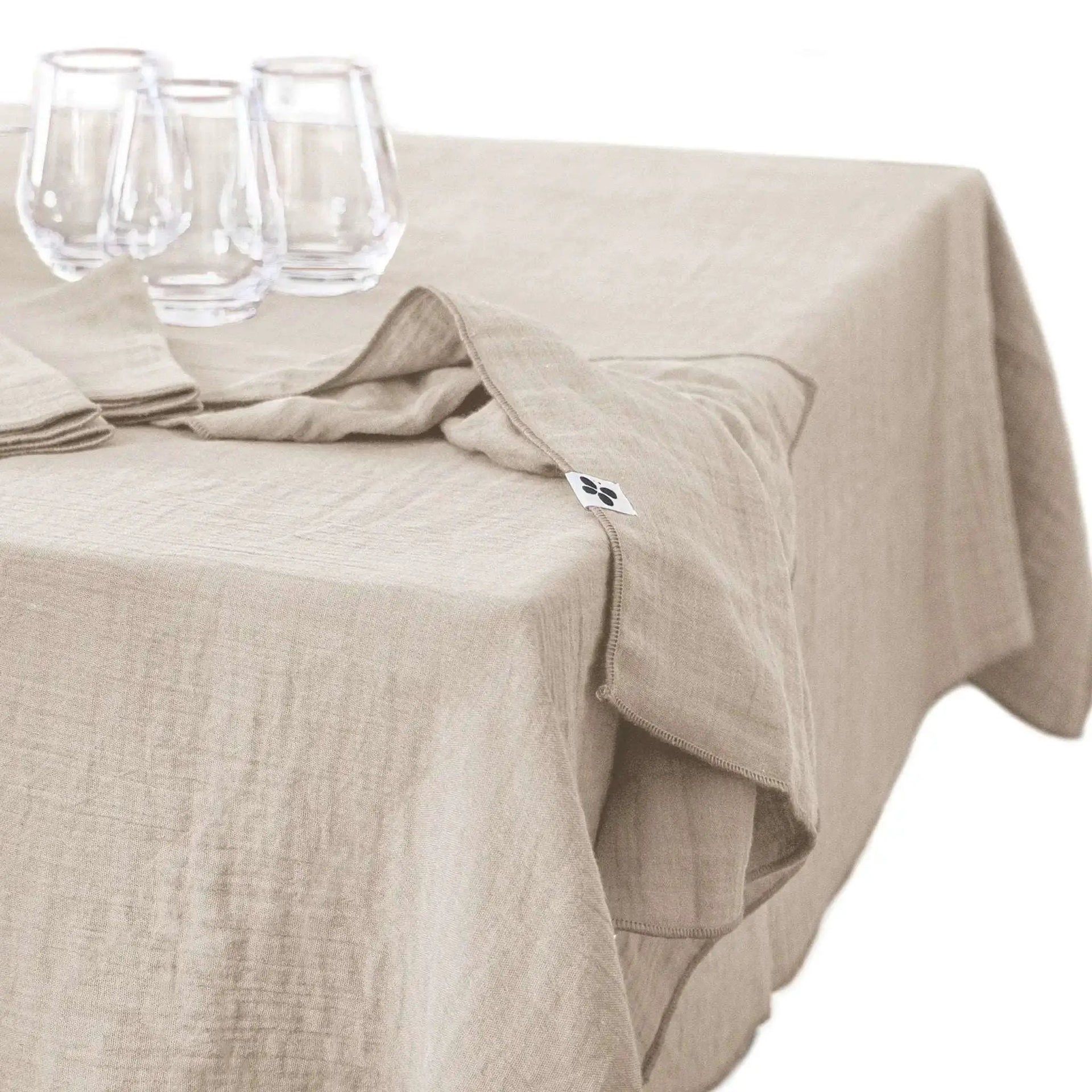 Nappe Gaze de coton unie GAÏA Pampa by L'effet papillon