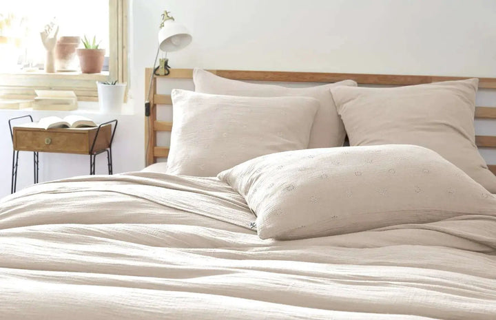 Taie d'oreiller Gaze de coton GAÏA BOHO Pampa by L'effet papillon