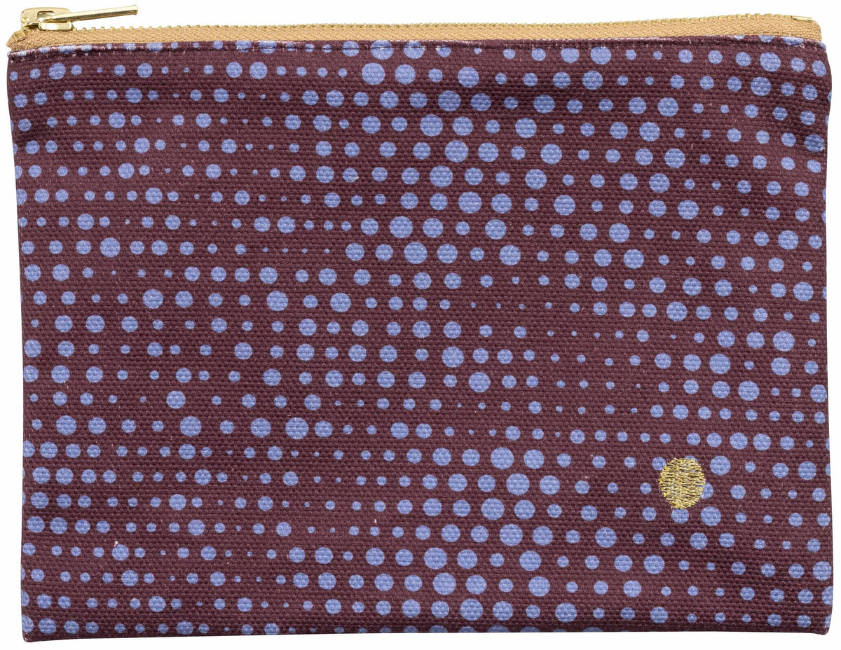 Pochette Voluto 14x19x1 Multicolore coton bio Casa Plume