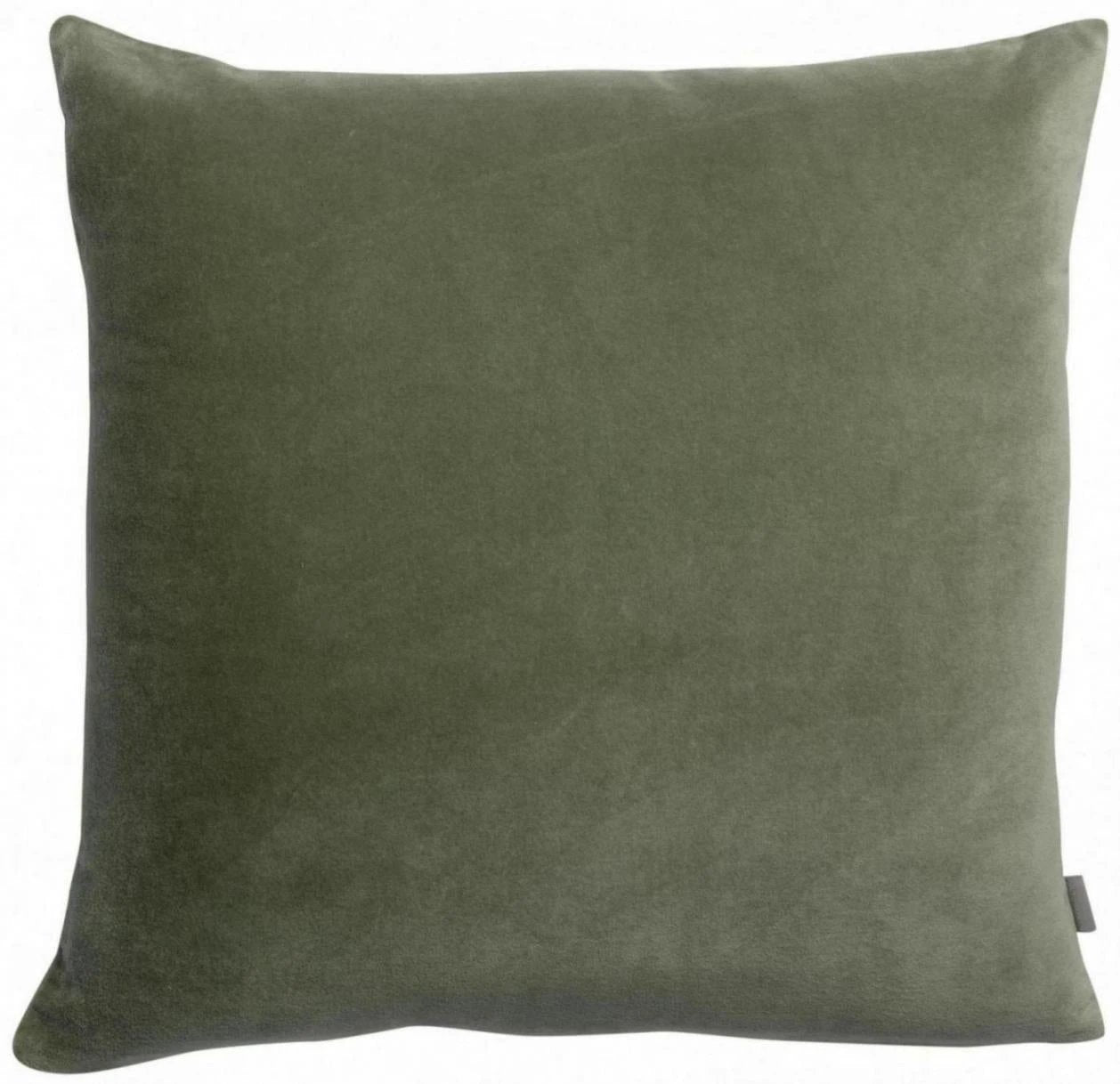 Vivaraise Coussin décoratif en velours Gris Foncé by Vivaraise