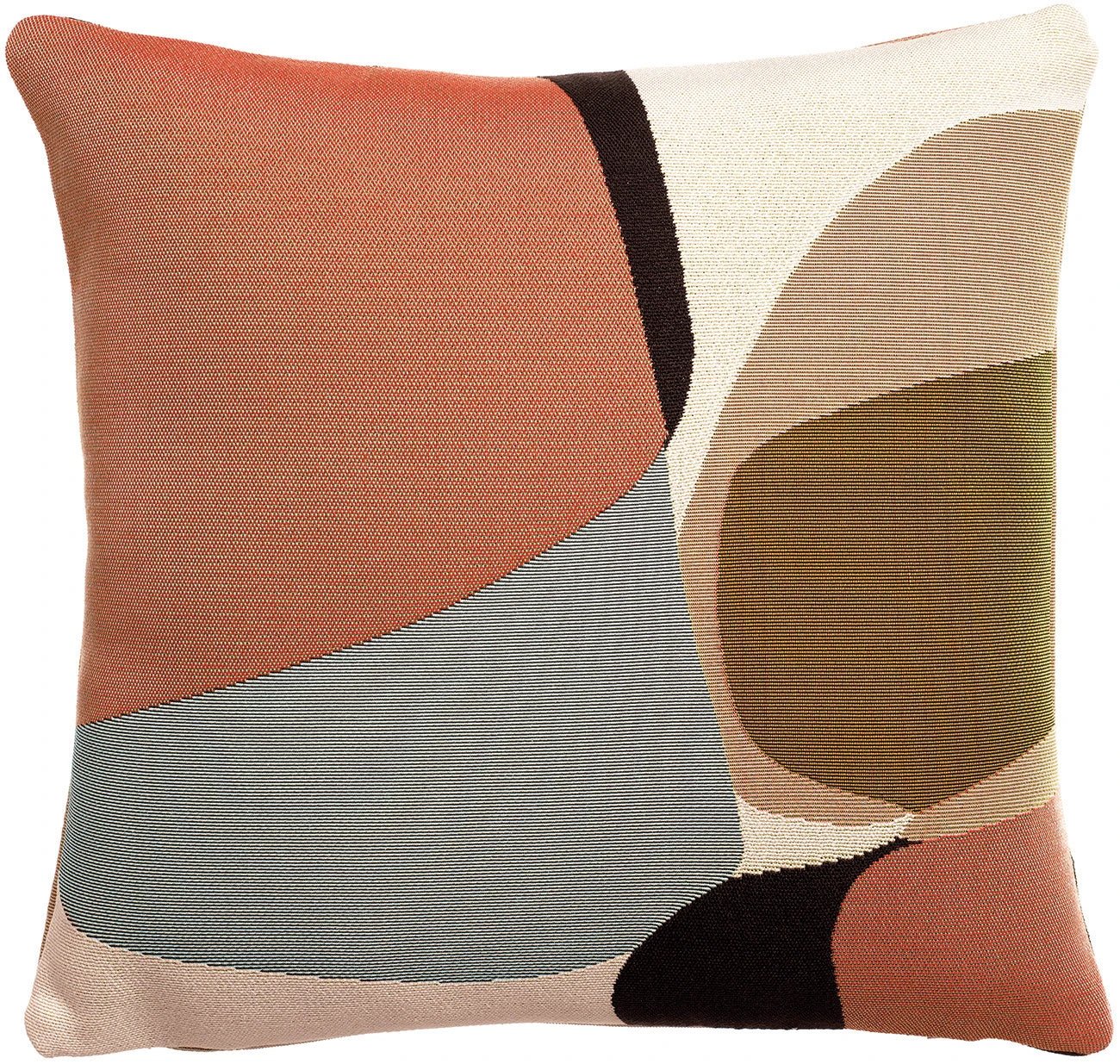 Coussin Leana, vue recto-verso – deux faces différentes