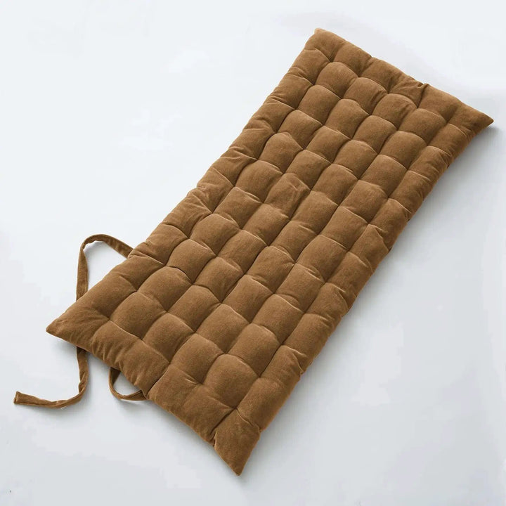 Matelas de sol 60 x 120 Velours de coton CÉSAR Camel by L'effet papillon